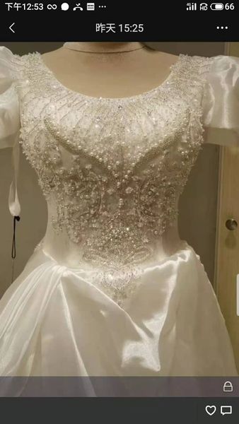 

2021 new pattern luxury super dress, White