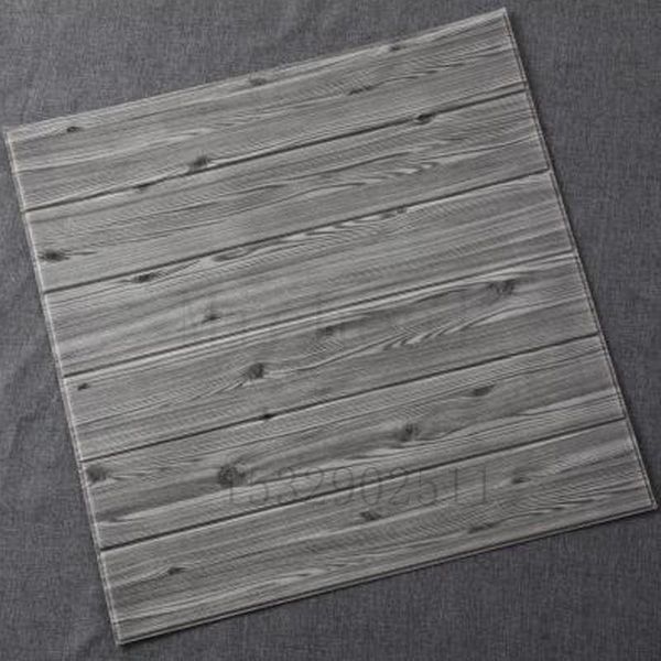 

wallpapers waterproof moisture proof mildew foam wallpape 3d wood grain wall sticker self-adhesive panels decal