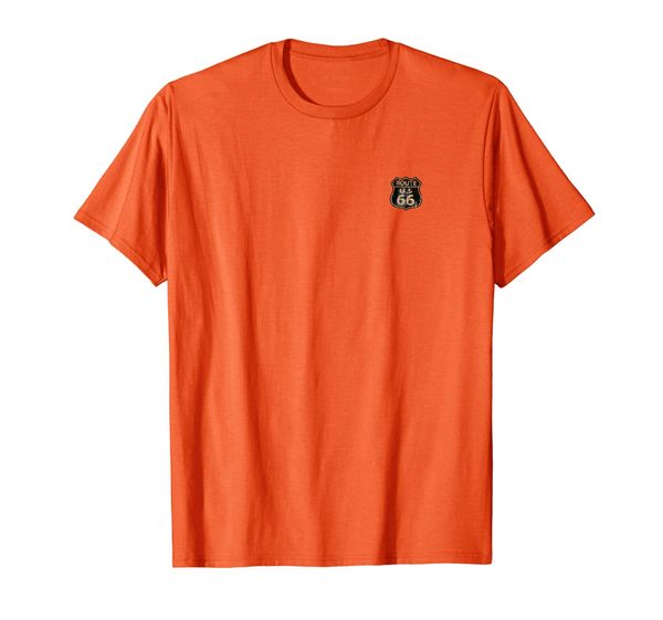 

route us 66 real rk t-shirt, White;black