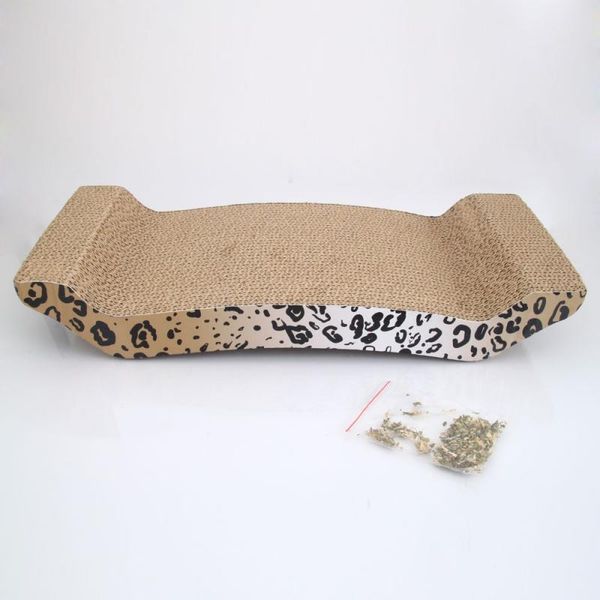 

cat furniture & scratchers corrugated paper grinding claw plate with catnip earthy yellow
