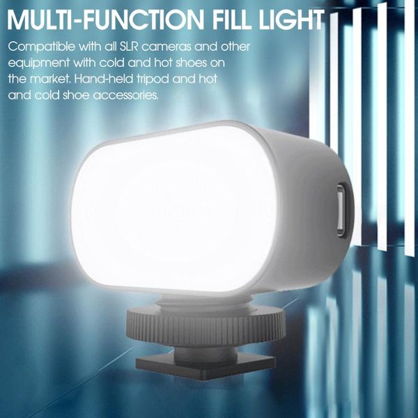

flash heads st-30 mini fill light led camera portable pography lighting 5000-6000k for po studio video youtube vlog