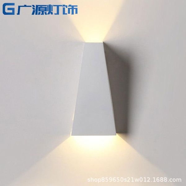 

simple modern led wall lamp bedside bedroom corridor staircase creative double-headed outdoor chinese style