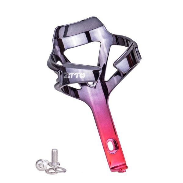 

colorful hollow electroplating cup holder lightweight bicycle bottle cage bike water racks display for road t8nc bottles & cages