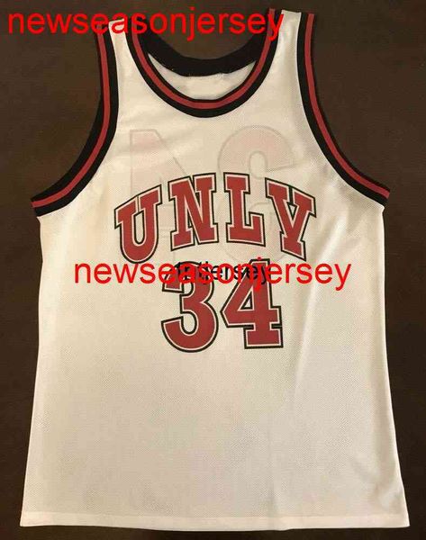 100 % genähtes UNLV Rebels Isaiah JR Rider-Basketballtrikot für Herren, Damen, Jugendliche, genähte benutzerdefinierte Nummernnamen-Trikots XS-6XL