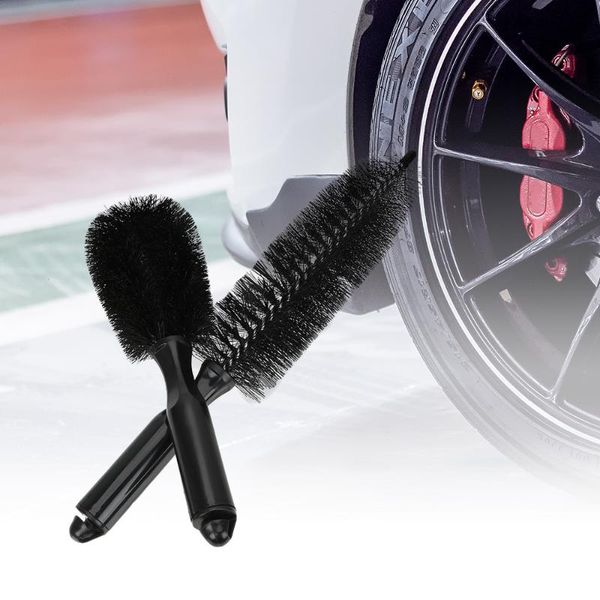 

car sponge rim wheel brush plastic handle auto care cleaning tool nylon tire washing