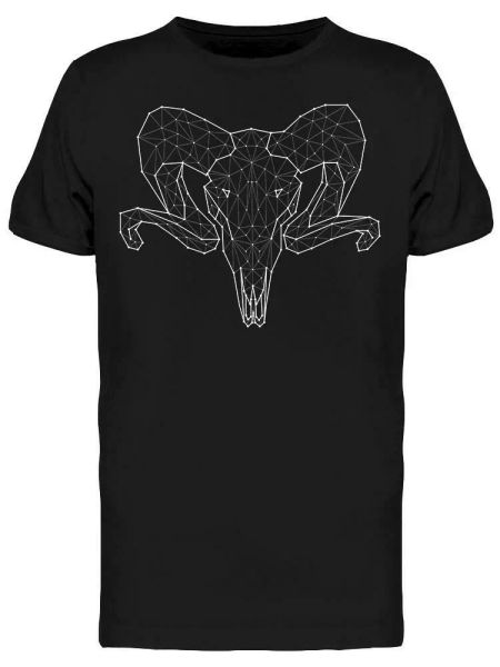 

constellation skull. tee men's -image by shutterstock, White;black