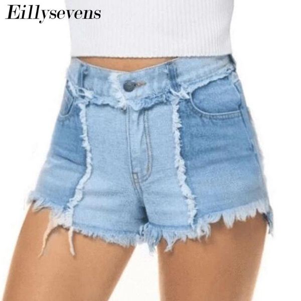 

women's jeans womens summer shorts club mini booty denim party casual skinny stretched oversized ladies, Blue