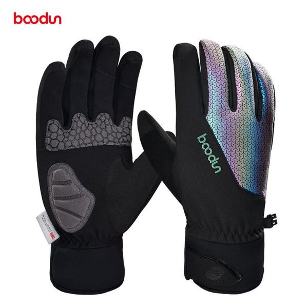 

ski gloves boodun winter thermal men women fleece warm snowboard snow waterproof touch screen glove