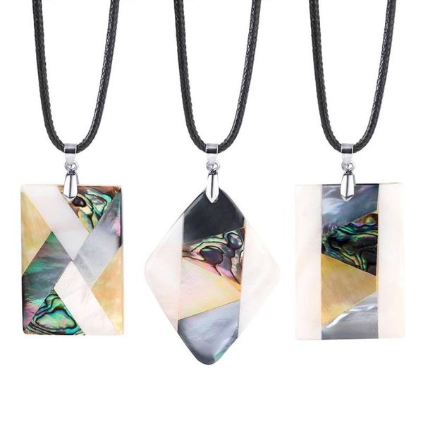 

pendant necklaces bohemian summer shell necklace for women charms black chain chockers statement jewelry accessories, Silver