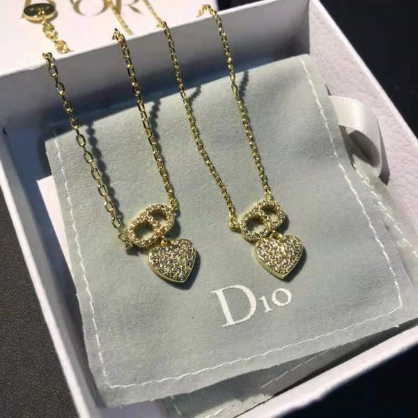 

designer jewelry family trend new love pendant necklace female net red same full bracelet, Silver