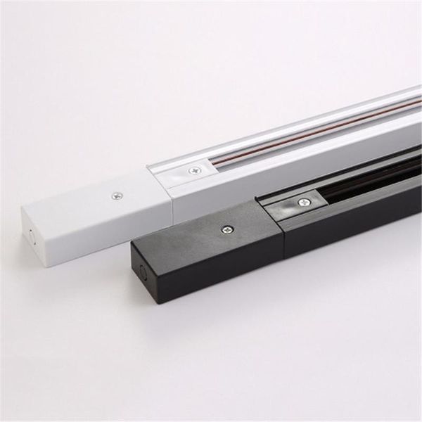

track lights modern black white 2 wire rail straight l t x cross connector jointer for light led spotlight rails