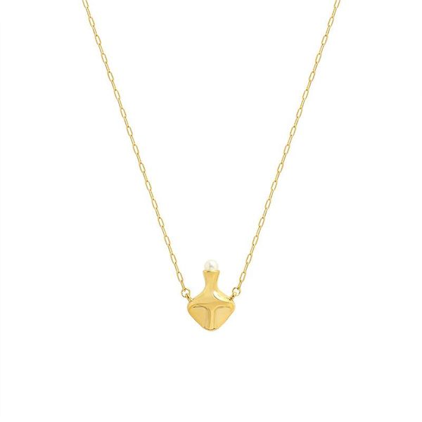 

pendant necklaces stainless steel gothic kettle bottle necklace gold on neck for women's fashion chains 2021 accessories neckless jewel, Silver