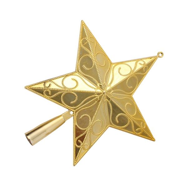 

christmas decorations 20cm star tree er golden holiday 5 point festival treedecor for home party (gold