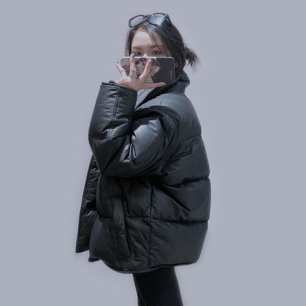 

women's leather & faux jacket genuine winter real sheepskin coats and jackets women down coat casual 2021 cuero genuino pph549, Black