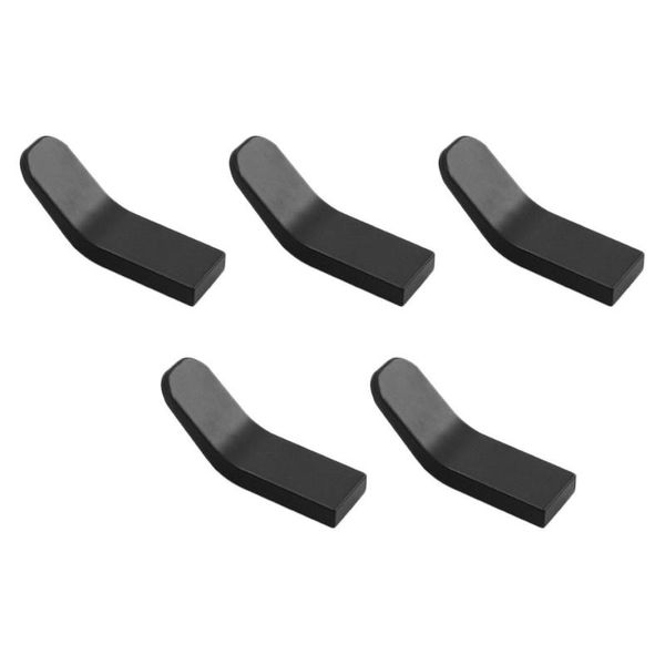 

5pcs bathroom punch-hook strong viscose wall pendant home supply (black) hooks & rails