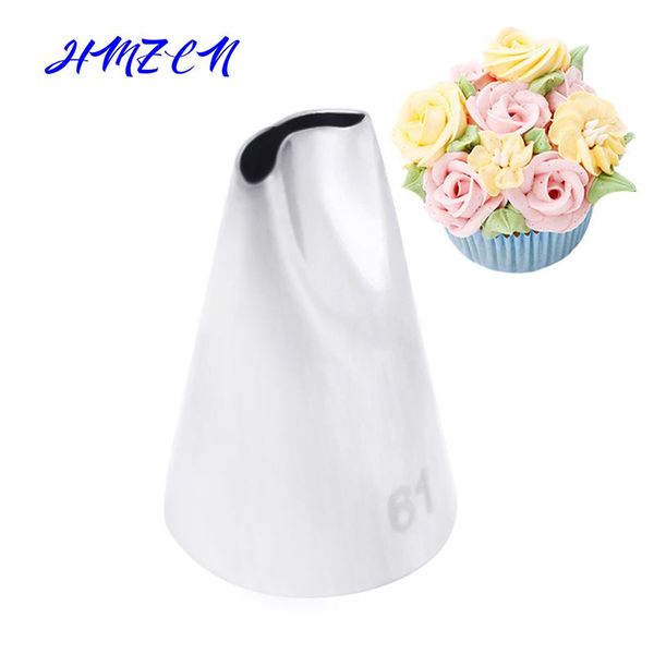 

rose stainless steel flower petal diy icing piping tips cupcake cake cream nozzle decorating tools baking & pastry