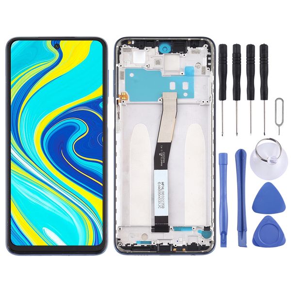 

lcd screen and digitizer full assembly with frame for xiaomi redmi note 9s