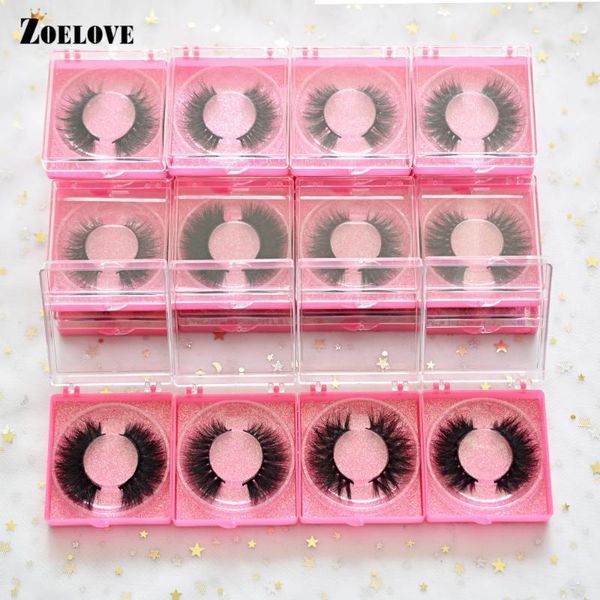 

mink eyelashes in bulk 3d fluffy lashes wholesale false lash cases faux cils fake eyelash1