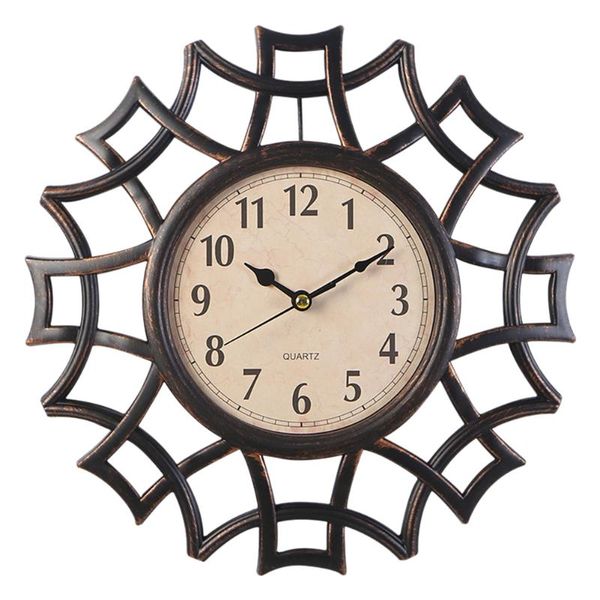

silent gifts nordic style 10 inches decorative vintage abstract geometric home numerals round quartz needle wall clock clocks