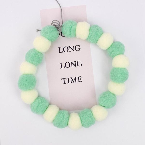 

cat collars & leads pet collar diy dog fur ball elastic pompon supplies