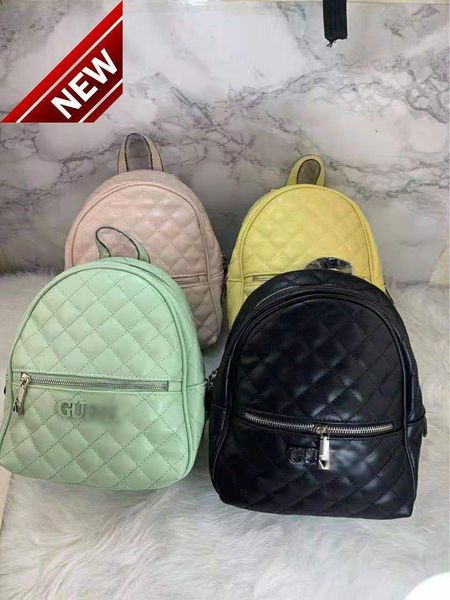 

2020 new embroidered l lingge small guss bag four color women's leisure backpack