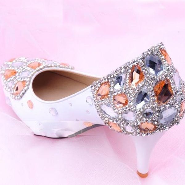 

dress shoes fashion woman bridal lady crystal party prom eveningclub elegant rhinestone wedding, Black