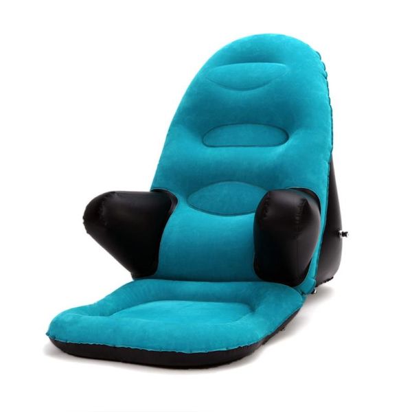 

outdoor pads inflatable mobile game waist cushion camping seats with armrest leisure chair sofa beach