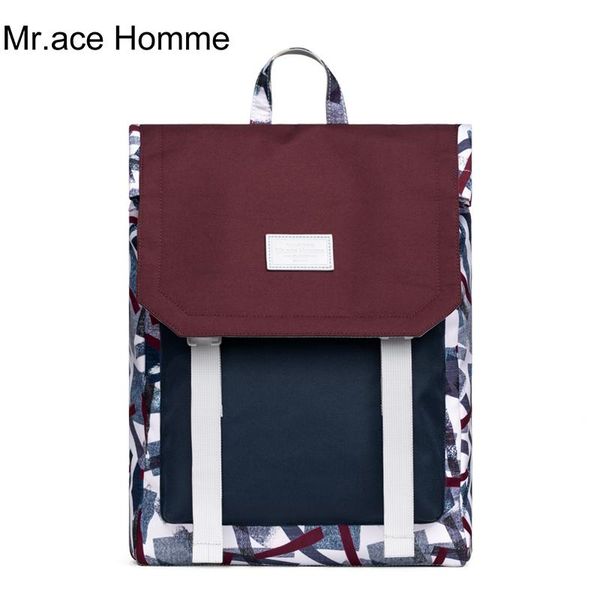 

backpack white camouflage print 15inch large lapwomen student bag female travel school men bagback girl waterproof