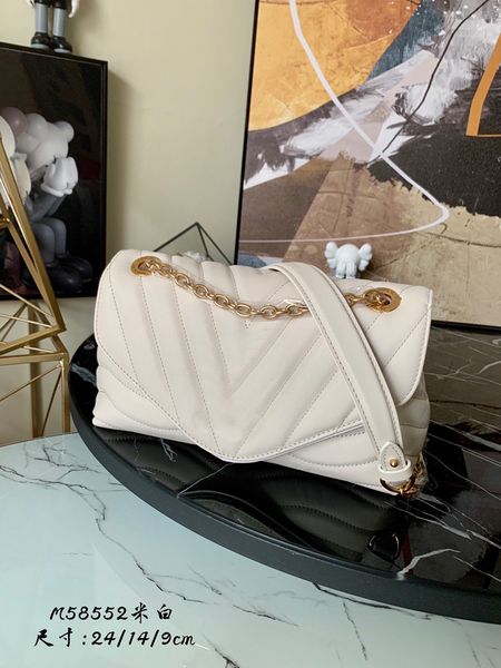 

5a+ l female bags 2021 pocket envelope shoulder bags chain bag fashion brand true leather cross body bag leather wallet classic handbag whol