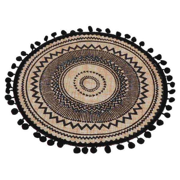 

mats & pads 1pc braided cup round woven insulated pad for home table