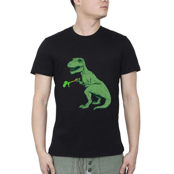

men's t-shirts unsable rex streetwear o neck t-shirt summer casual, White;black