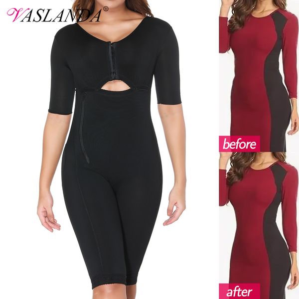 

shapewear for women full body shaper tummy control bodysuits slimming underwear waist trainer butt lifter postpartum fat burner