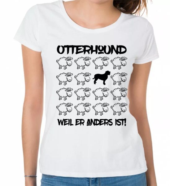 

Otterhound Womens T-Shirt Black Sheep by siviwonder, Mainly pictures