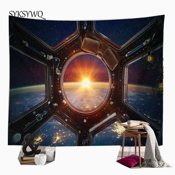 

tapestries space tapestry wall cloth bedroom livingroom home decor galaxy carpet