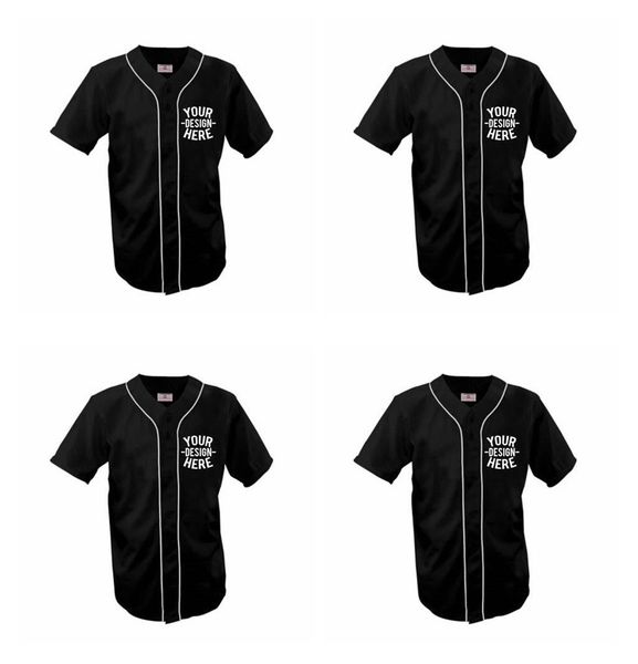 

custom black baseball jersey 001, Blue;black