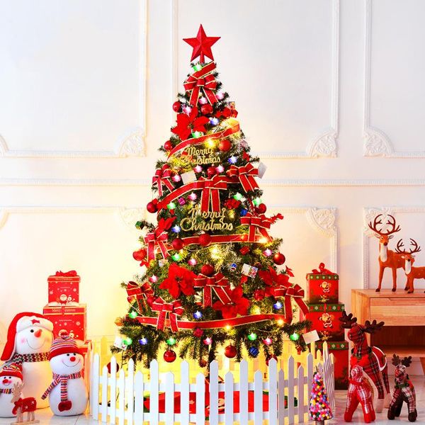 

christmas decorations tree 7-foot artificial 900 branches led luminous luxury indoor outdoor holiday party decoration