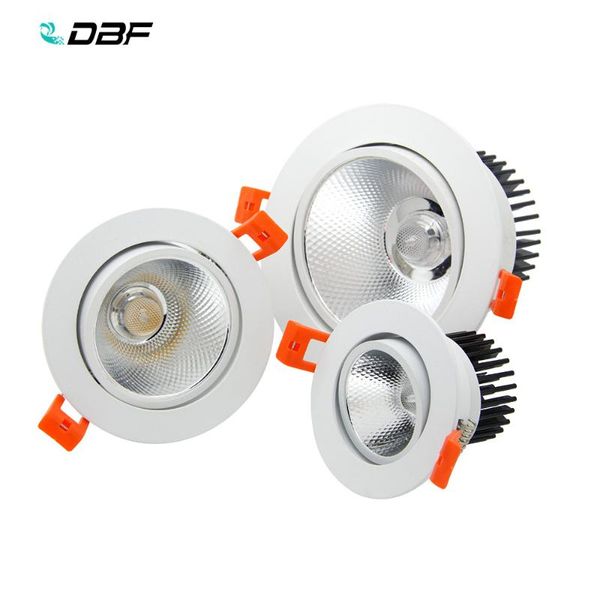 

downlights [dbf]cob led downlight 7w/9w/12w/15w/18w not dimmable recessed ceiling down light gorgeous bulb indoor spot lightings
