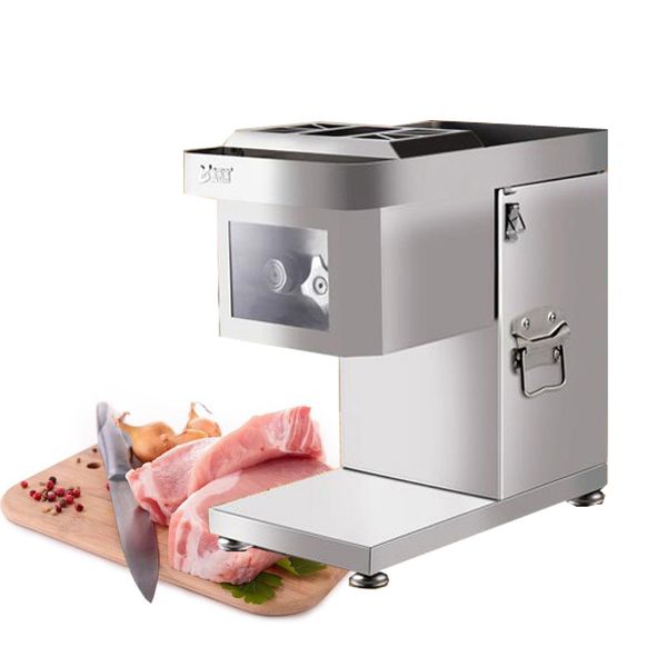 Коммерческая машина для резки мяса Sliecer для свиной говядины Куриная рыба 1500 Вт