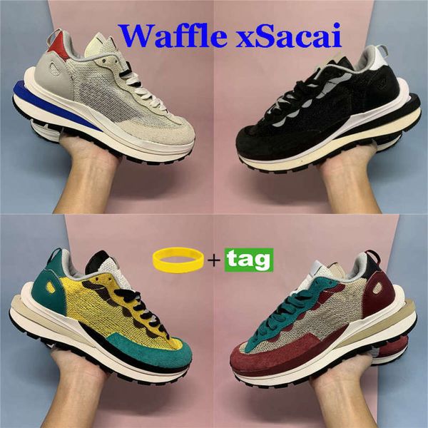 

ldv waffle xsacai pegasus mens womens running shoes tour yellow stadium green royal platform sail women sports sneakers 36-45, Black