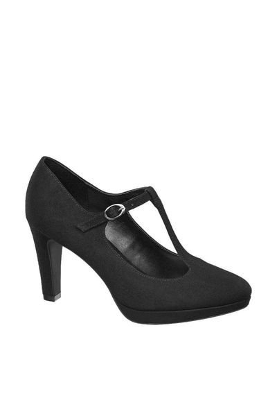 

women's black classic high-heeled shoes dress
