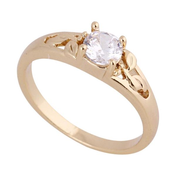 

wedding rings alloy electroplated crystal women jewelry fine zircon propose ring stylish beautiful temperament for, Slivery;golden