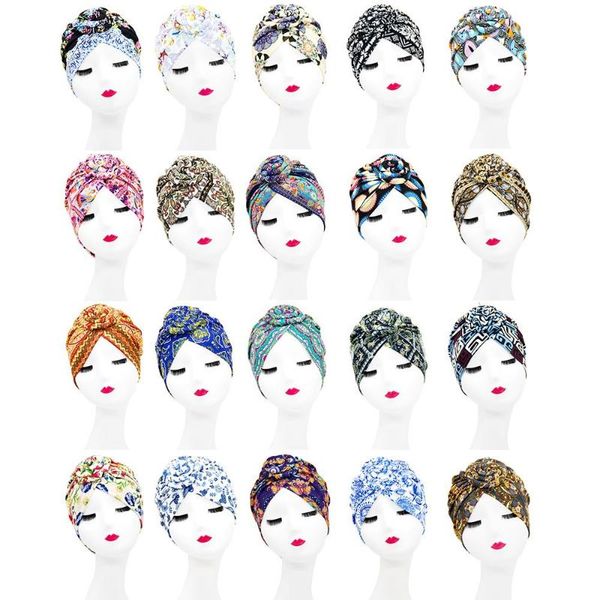 

beanie/skull caps trendy bonnet hijabs inner cap ethnic turban arab wrap women head scarf muslim headdress, Blue;gray