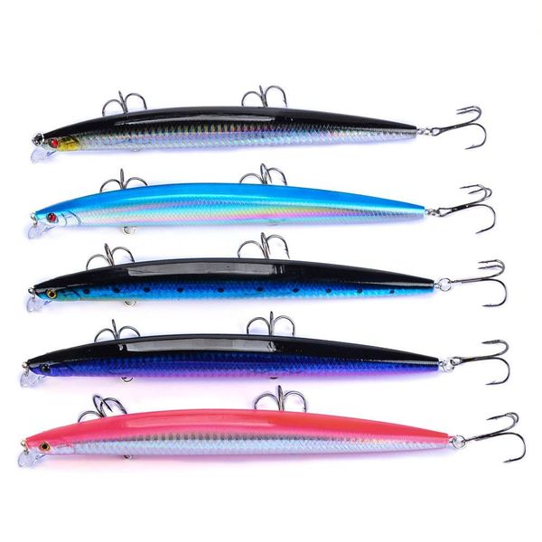 18 cm / 24g Lifelike iscas pesca artificial grande isca dura minnow atrair com gancho swimbait tackle