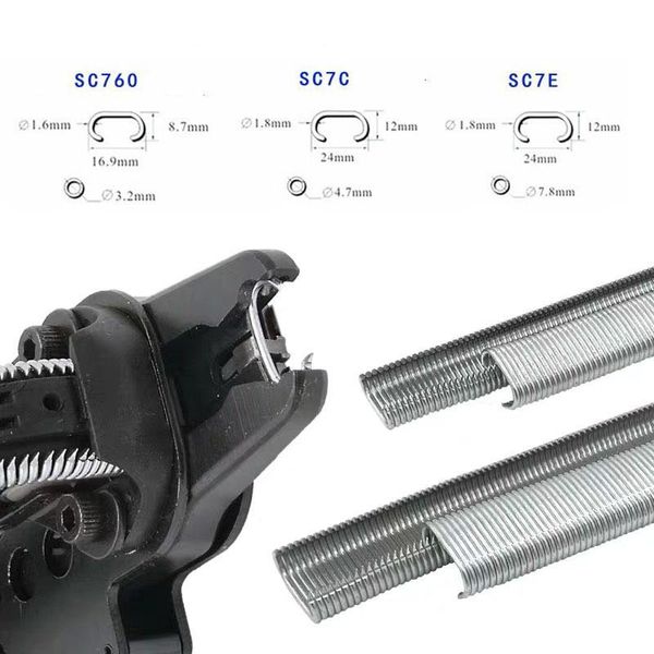 

pneumatic tools rings c ring nails staples clips sc760b sc7c sc7e tool plier air gun upholstery cage fence