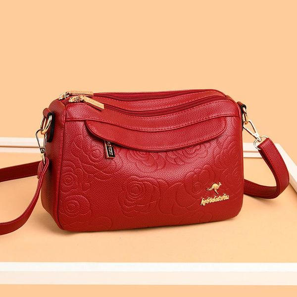 

fashion leather floral women shoulder bags luxury handbags bag designer small crossbody for 2021 messenger cross body
