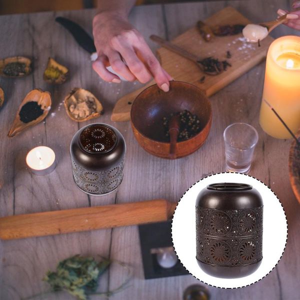 

retro style candle making tin can iron for diy holders