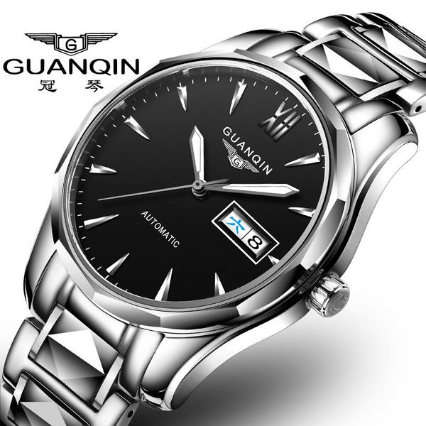 

wristwatches 2021 guanqin gj16065 watch business fashion wristwatch brand authentic waterproof and scratch proof, Slivery;brown