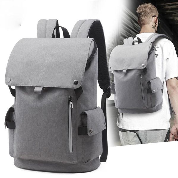 

backpack men casual lapoxford high capacity travel fashionmale for teenager student school bag rucksack mochila