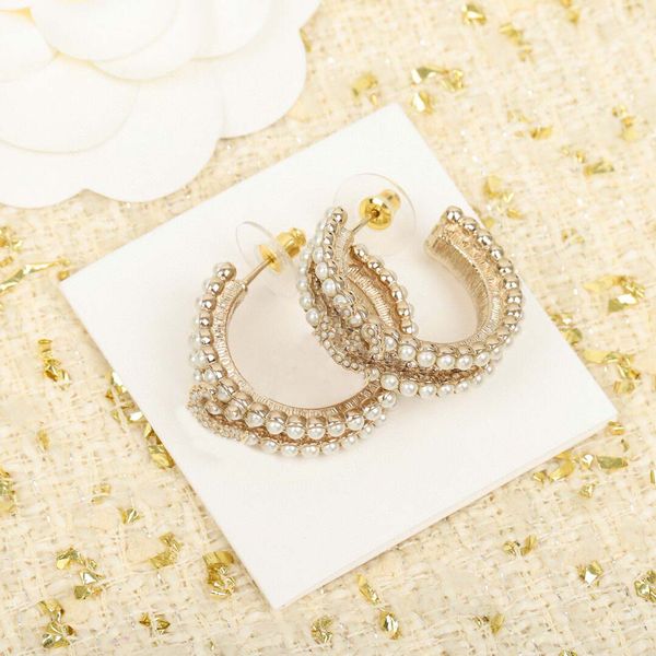 

luxury quality charm dangle round shape drop earring with diamond and nature shell beads for women wedding jewelry gift have stamp ps7175, Golden