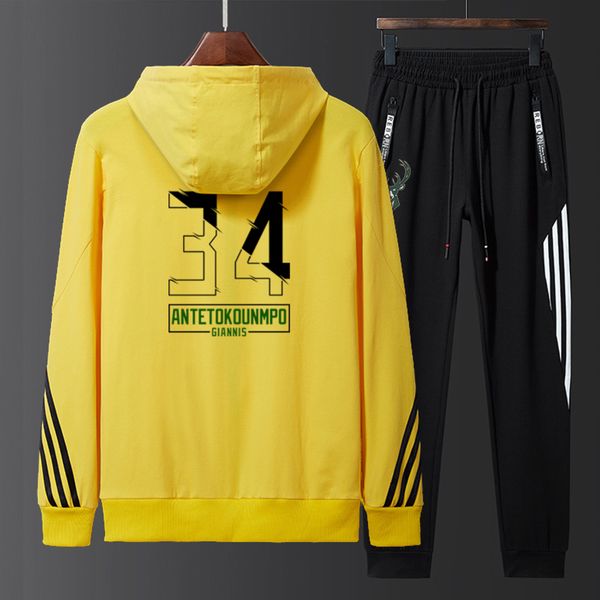 

american men's basketball shorts, training cloth, hoodie, harajuku suit, #34 antetokounmpo, novelty, Gray
